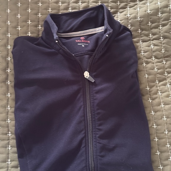 Talbots Navy Blue Lightweight Zip Up, Size Small Items - Picture 7 of 7